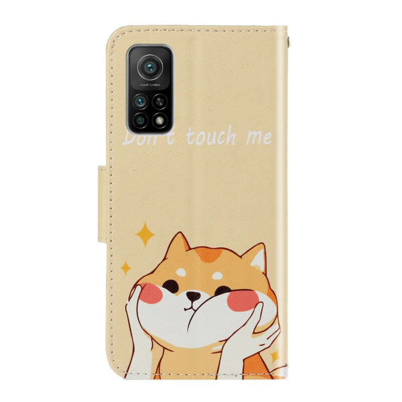 Funda con colgante Xiaomi Mi 10T / 10T Pro Cat Don't Touch Me