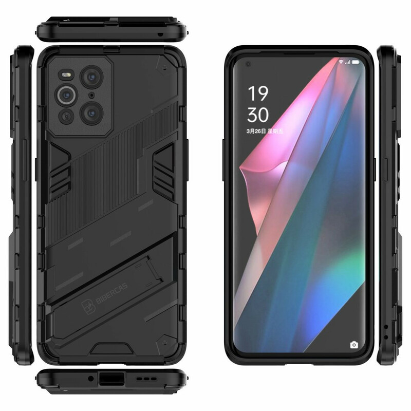 Funda Oppo Find X3 / X3 Pro Soporte extraíble de dos posiciones para manos libres Funda Oppo Find X3 / X3 Pro Soporte extraíble de dos posiciones para manos libres