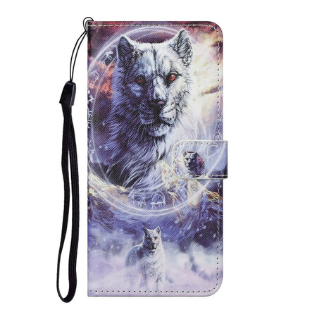 Funda Samsung Galaxy S21 FE Winter Wolf con colgante