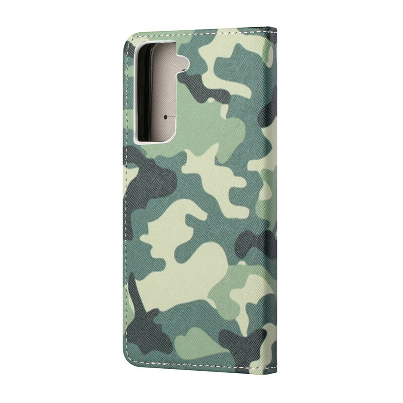Funda de camuflaje militar para Samsung Galaxy S21 FE