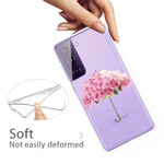 Funda de paraguas para el Samsung Galaxy S21 FE en color rosa
