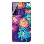 Funda flexible de flor para el Samsung Galaxy S21 FE