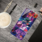 Funda de geometría flexible para el Samsung Galaxy S21 FE