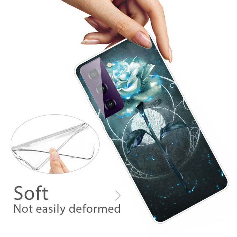 Samsung Galaxy S21 FE Funda flexible rosa
