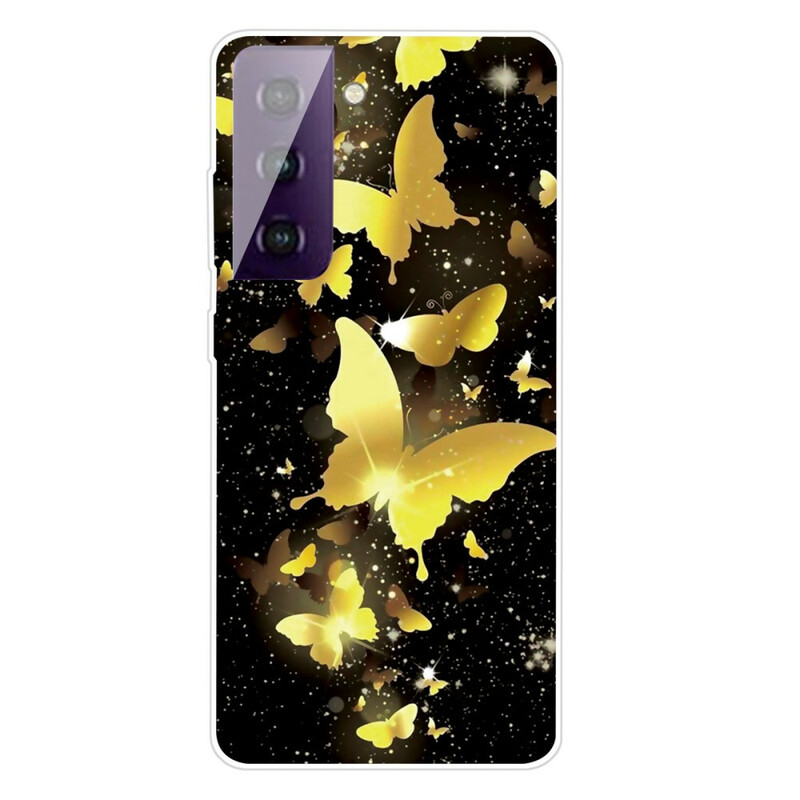 Funda Samsung Galaxy S21 FE Mariposas