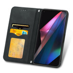 Flip Cover Oppo Find X3 / X3 Pro Leatherette Vintage