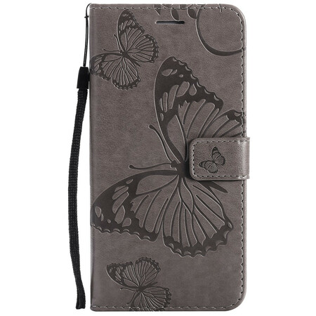 Funda Oppo Find X3 / X3 Pro Mariposas y solapa oblicua