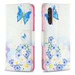 Funda Samsung Galaxy S21 FE Pintada Mariposas y Flores