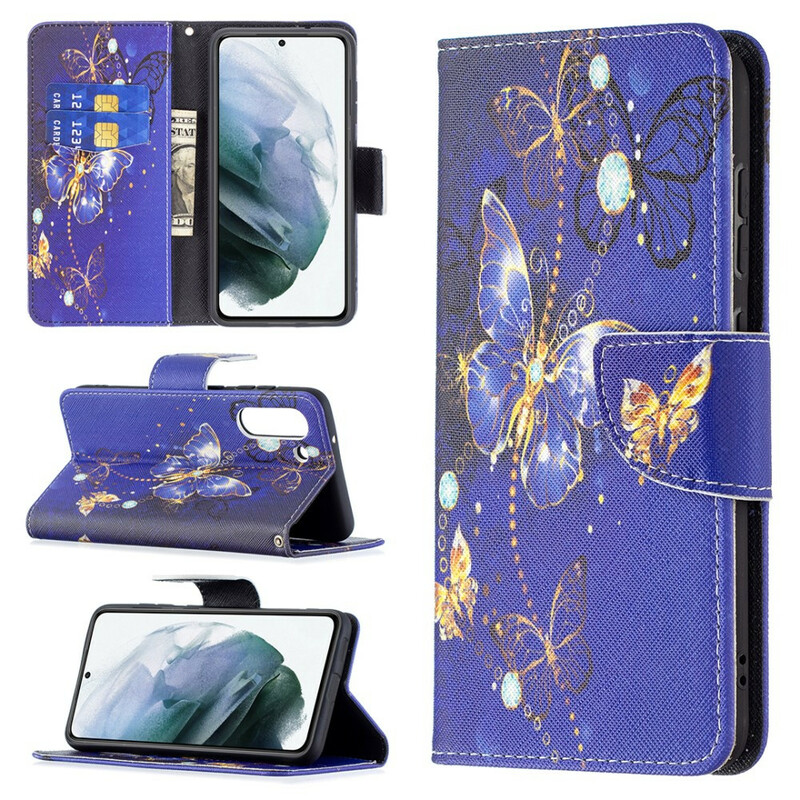 Funda Samsung Galaxy S21 FE Mariposas