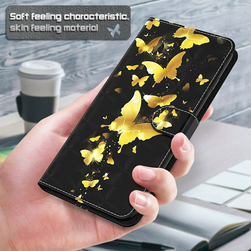 Funda Samsung Galaxy S21 FE Mariposas Amarillas