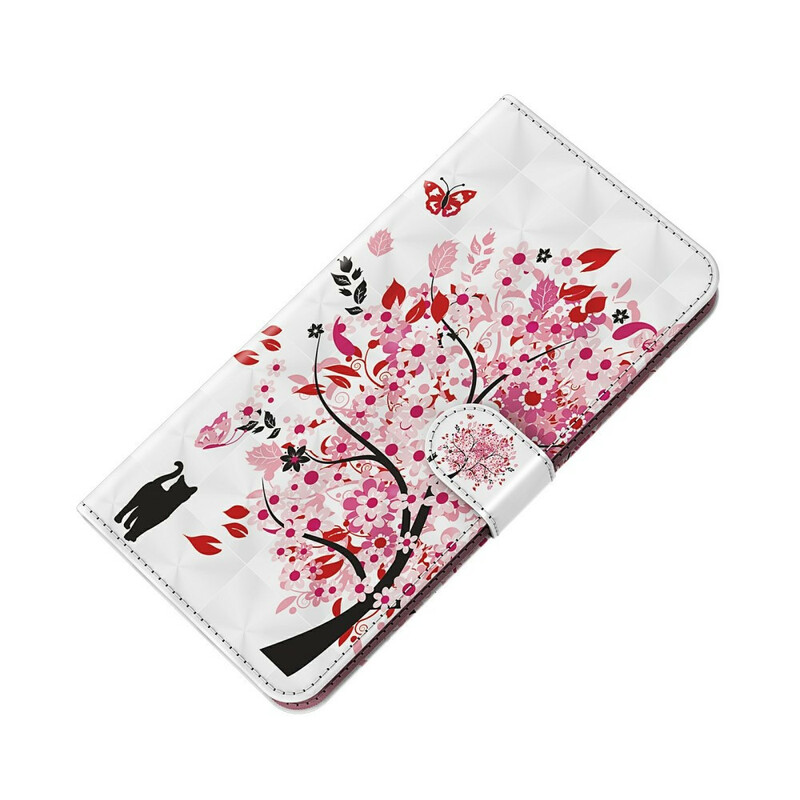 Xiaomi Redmi 9T / Note 9 Funda Pink Tree