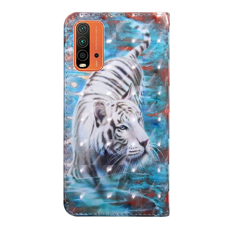 Funda Xiaomi Redmi 9T / Note 9 Tigre en el agua