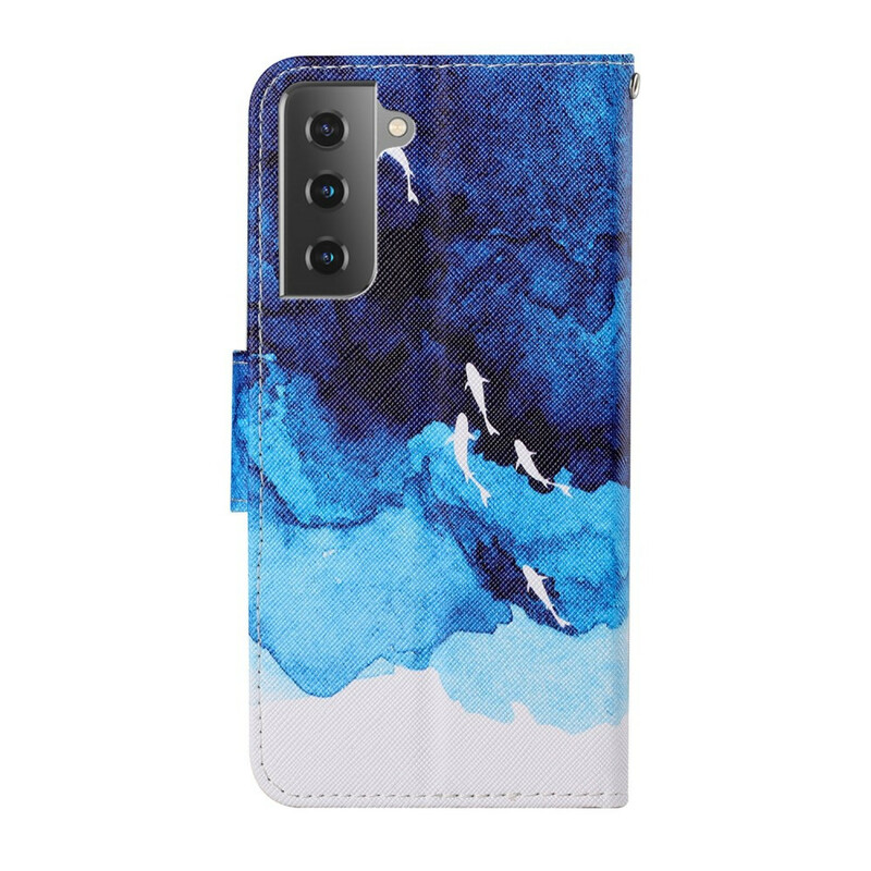 Funda de mar para Samsung Galaxy S21 FE con colgante