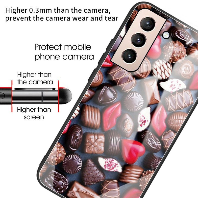 Samsung Galaxy S21 FE Funda Dura Chocolate