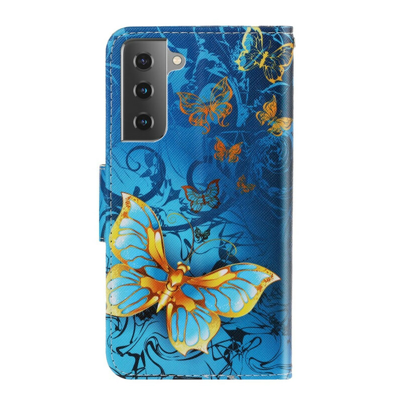 Funda Samsung Galaxy S21 FE Strap Butterfly Variations