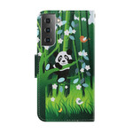Samsung Galaxy S21 FE Funda Panda Walk
