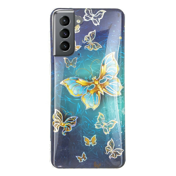 Funda con diseño de mariposa para el Samsung Galaxy S21 FE