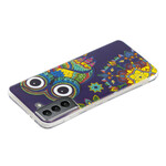 Funda fluorescente para Samsung Galaxy S21 FE Owl