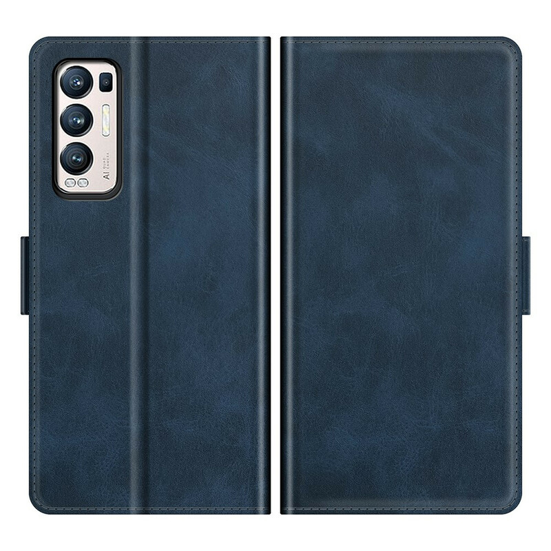 Funda Oppo Find X3 Neo Double Flap Classic Funda Oppo Find X3 Neo Double Flap Classic