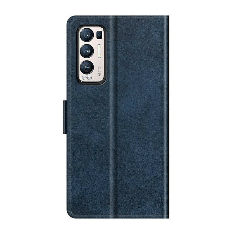 Funda Oppo Find X3 Neo Double Flap Classic Funda Oppo Find X3 Neo Double Flap Classic