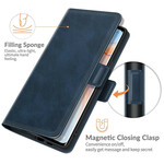 Funda Oppo Find X3 Neo Double Flap Classic Funda Oppo Find X3 Neo Double Flap Classic