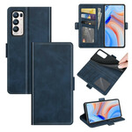 Funda Oppo Find X3 Neo Double Flap Classic Funda Oppo Find X3 Neo Double Flap Classic