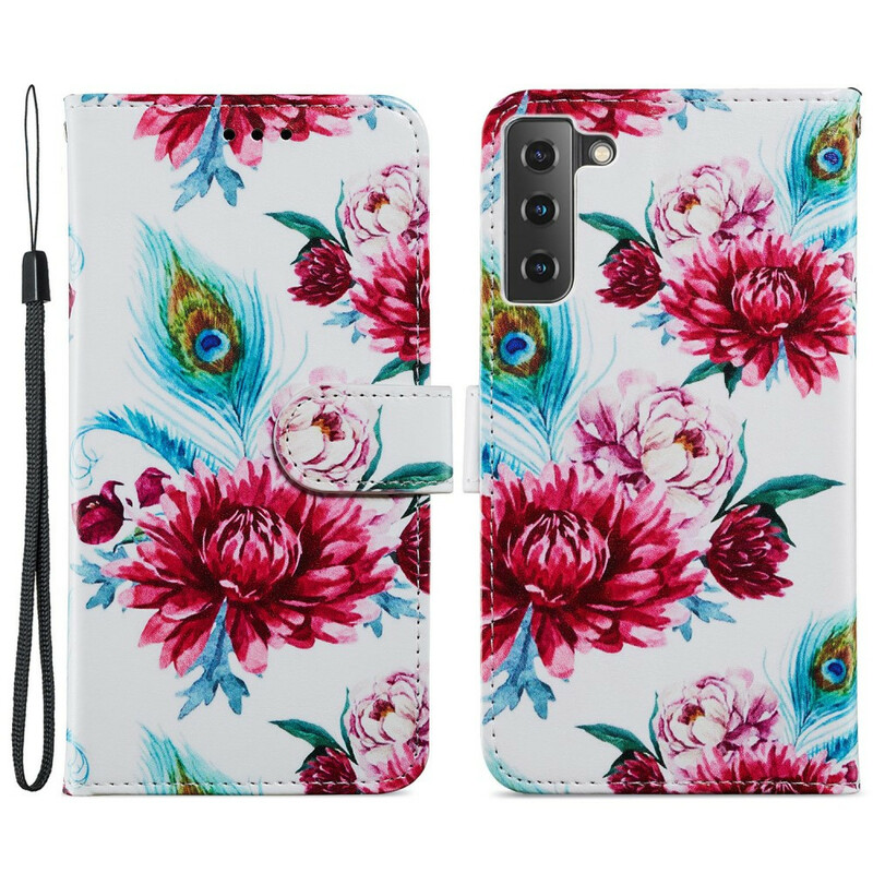 Funda Samsung Galaxy S21 FE Flores intensas