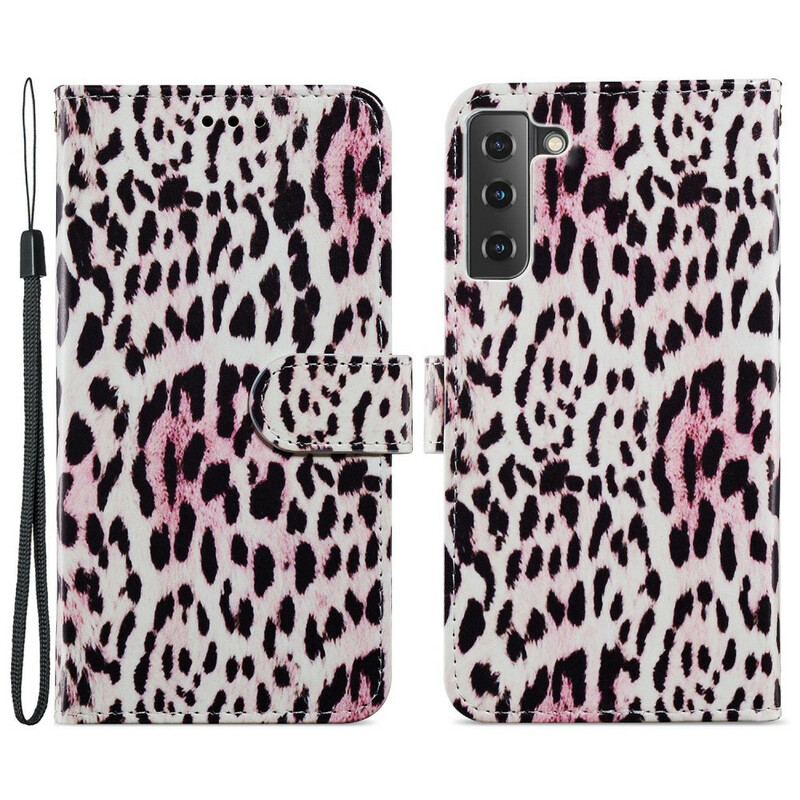 Funda con estampado de leopardo para el Samsung Galaxy S21 FE