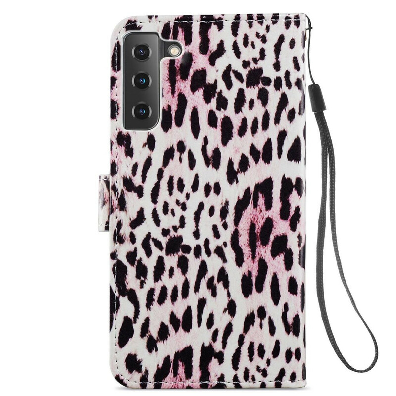 Funda con estampado de leopardo para el Samsung Galaxy S21 FE