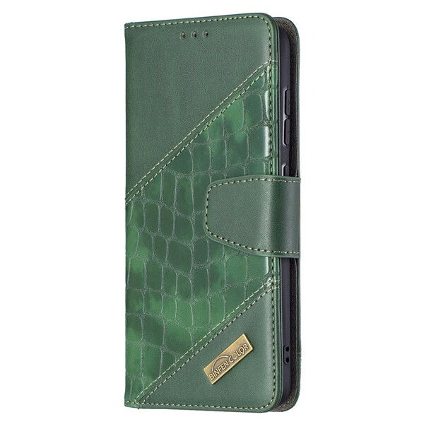 Funda de piel de cocodrilo Samsung Galaxy S21 FE Classic