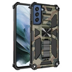Funda de camuflaje Samsung Galaxy S21 FE Soporte extraíble