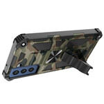 Funda de camuflaje Samsung Galaxy S21 FE Soporte extraíble