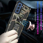 Funda de camuflaje Samsung Galaxy S21 FE Soporte extraíble