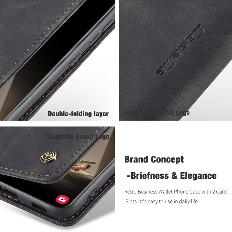 Funda Flip Cover Samsung Galaxy S21 FE CASEME Leatherette