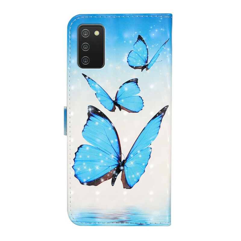 Funda Samsung Galaxy A02s Vuelo de mariposas