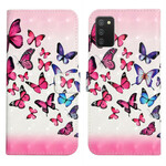 Funda Samsung Galaxy A02s Vuelo de mariposas