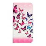 Funda Samsung Galaxy A02s Vuelo de mariposas