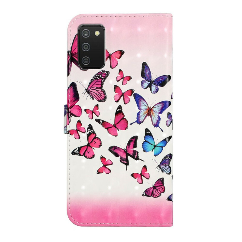 Funda Samsung Galaxy A02s Vuelo de mariposas