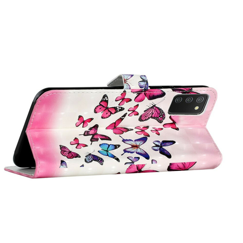 Funda Samsung Galaxy A02s Vuelo de mariposas