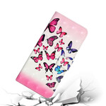 Funda Samsung Galaxy A02s Vuelo de mariposas