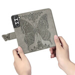 Funda de media mariposa para Samsung Galaxy S21 FE