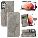 Funda de media mariposa para Samsung Galaxy S21 FE