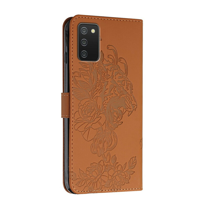 Funda de colgante Samsung Galaxy A02s Tiger Baroque