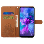 Funda con colgante Samsung Galaxy A02s Tiger Baroque