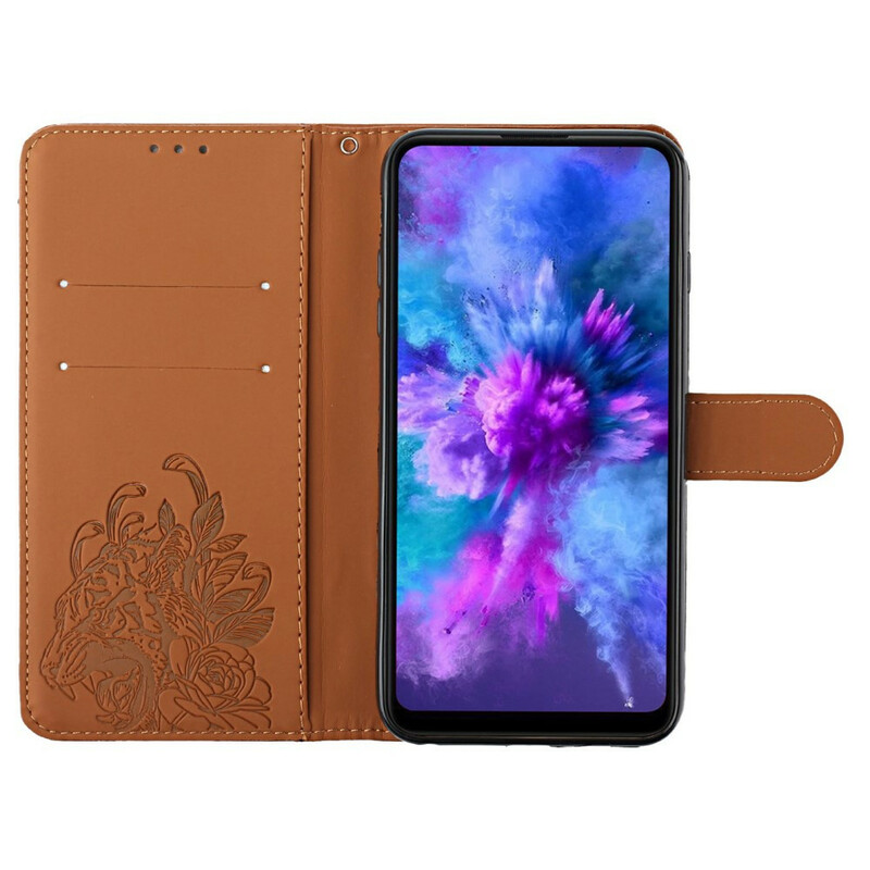Funda de colgante Samsung Galaxy A02s Tiger Baroque