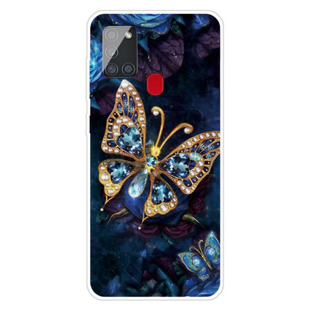 Funda Samsung Galaxy A21s Mariposas variadas