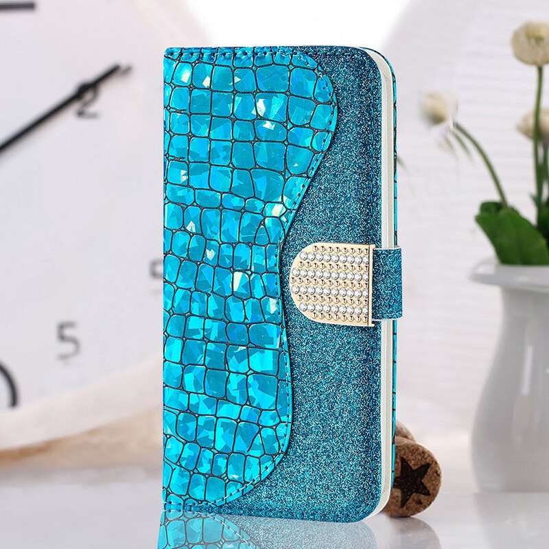 Funda Samsung Galaxy S21 FE Croco Diamond