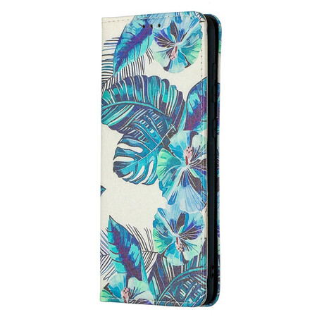 Flip Cover Samsung Galaxy A21s Hojas