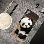 Funda flexible de panda para el Samsung Galaxy A21s