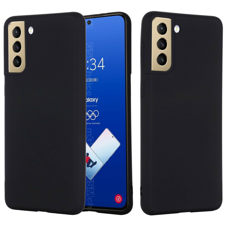 Funda de silicona líquida Samsung Galaxy S21 FE con colgante